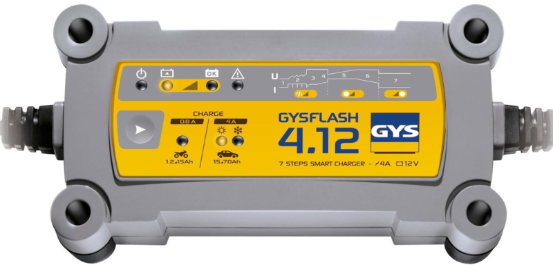 GYS Gysflash 4.12, 12V, 1.2-90 Ah, 4 A