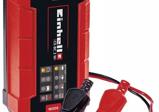 Einhell CE-BC 2&nbsp;M Akkutöltő, mikroprocesszorral, IP65 védettség
