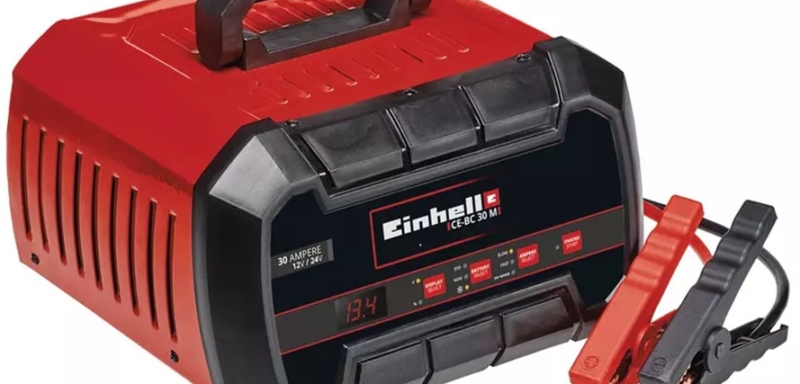 Einhell CE-BC 30&nbsp;M Akkutöltő + indításrásegítés funkció, mikroprocesszorral