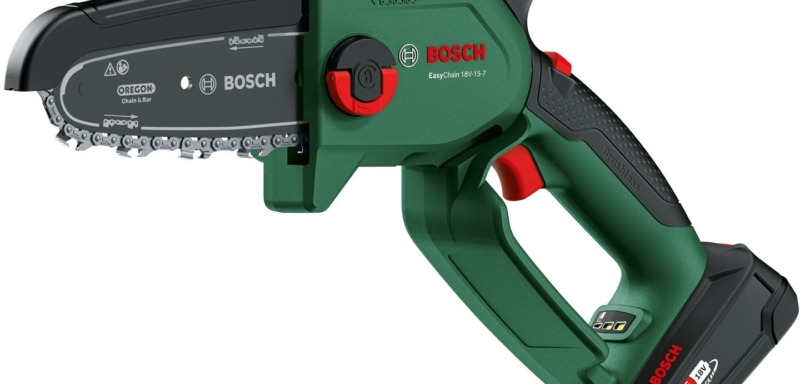 BOSCH 06008B8900 AKU EasyChain egykezes láncfűrész, 18V-15-7 (1×2,5 Ah)