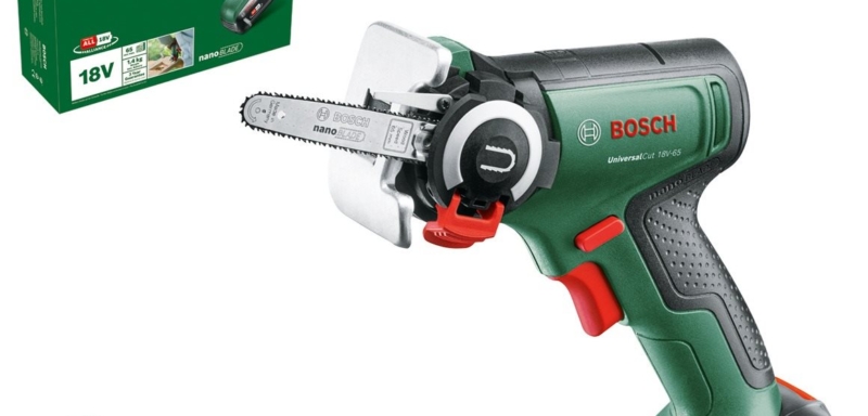 BOSCH 06033D5202 AKU UniversalCut egykezes láncfűrész, 18V-65 (1×2,5 Ah)