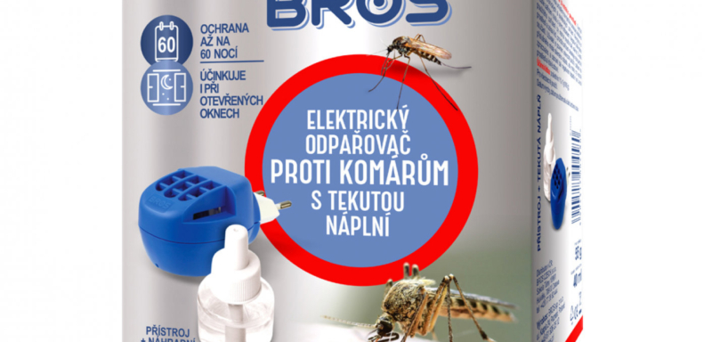 BROS Elektromos párologtató szúnyogok ellen folyadék-utántöltővel, 46ml