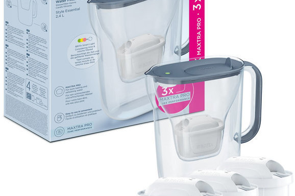 BRITA Style Essential 24&nbsp;l szürke-kék + 3 x PO