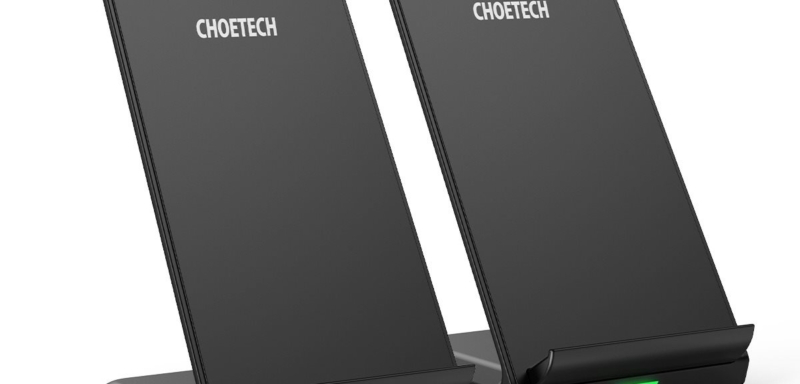 ChoeTech 10W 2-coils Wireless Charger Stand 2db