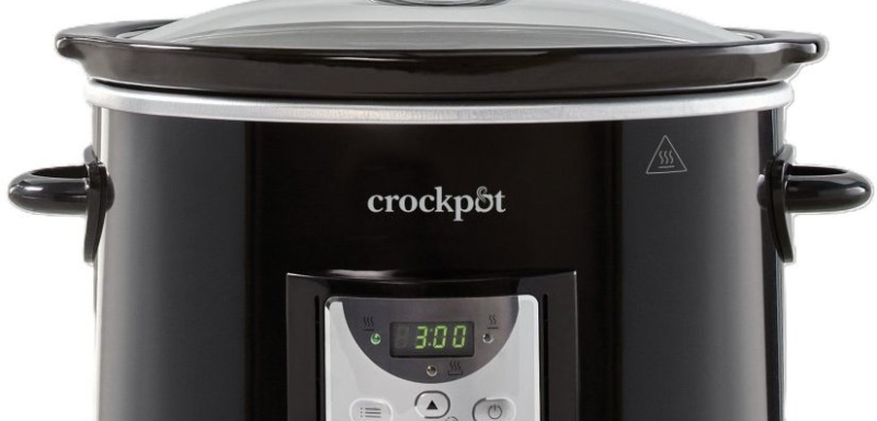 CrockPot, időzítővel 3,5 l, fekete