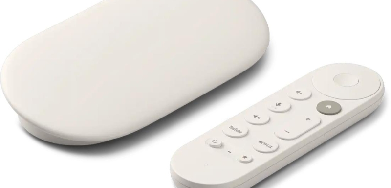 Google TV Streamer 4K Porcelain – adapter nélkül