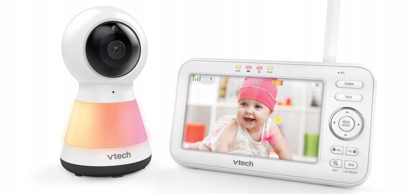 VTech VM5255, videós bébiőr éjszakai világítással