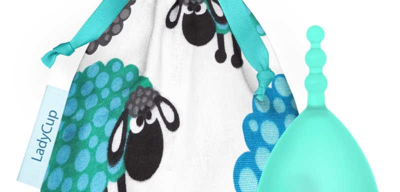 LadyCup Revolution Green Sheep, S-es méret