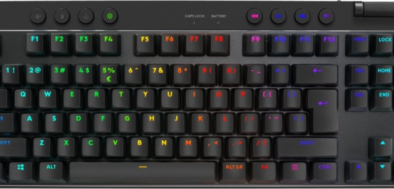 Logitech G PRO X TKL Lightspeed Tactile, fekete