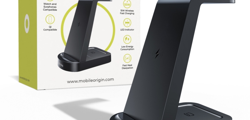 Mobile Origin 3in1 Wireless Charger PW14 iPhone Compatible