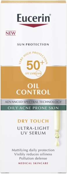 EUCERIN Sun UV napvédő szérum arcra SPF 50+, 30 ml