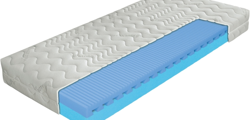 Pala Airy Foam AloeVera, zónás, 180 × 200 cm