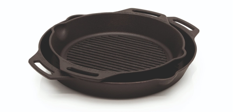 Petromax GP35 öntöttvas grillserpenyő két fogantyúval 35 cm