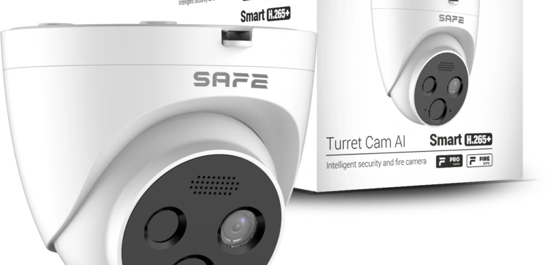 Safe Turret Cam AI, fehér
