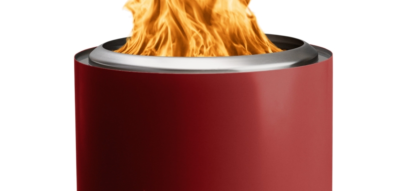Solo Stove Bonfire tűzhely + Stand 2.0, piros
