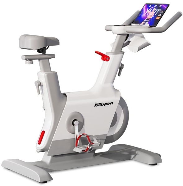 KUBIsport BC91EK mágneses szobabicikli, vezeték nélküli, öntöltő, Bluetooth – fehér