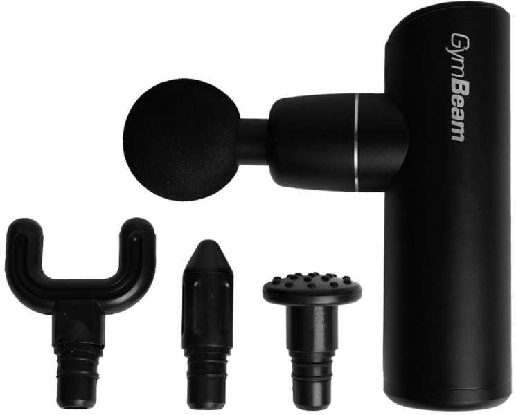 GymBeam Mini masszázspisztoly Black