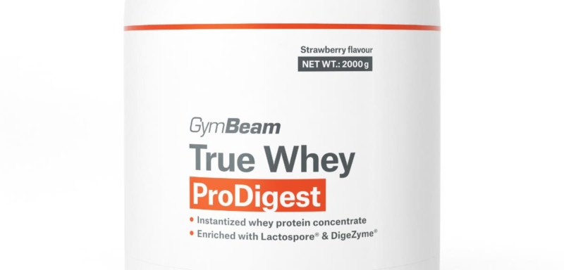 GymBeam True Whey ProDigest 2000g, strawberry