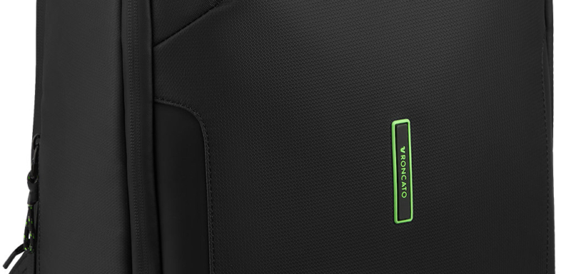 Roncato 15,6″ NORWAY laptop hátizsák, fekete, 41 × 27 × 18,5 cm