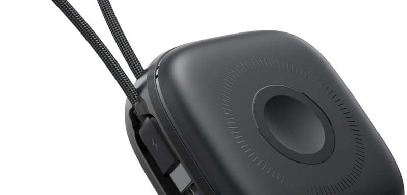 Swissten Voltbox MagGO 10000 mAh integrált kábellel + MagSafe + Apple Watch