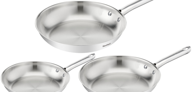 Tefal B866S3 Duetto On serpenyőkészlet, 20, 24, 28 cm