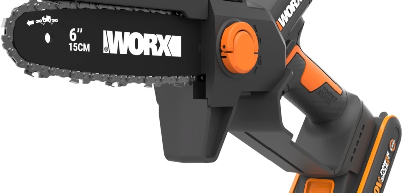 WORX láncfűrész egykezes AKU 20V WG327E (1 × 2,0 Ah AKU)